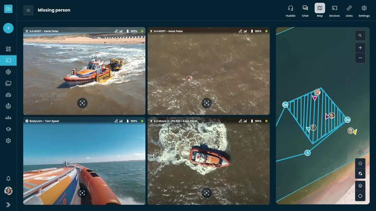 AirHub Introduz Detecção de Objetos com IA em Transmissões Ao Vivo de Drones DJI