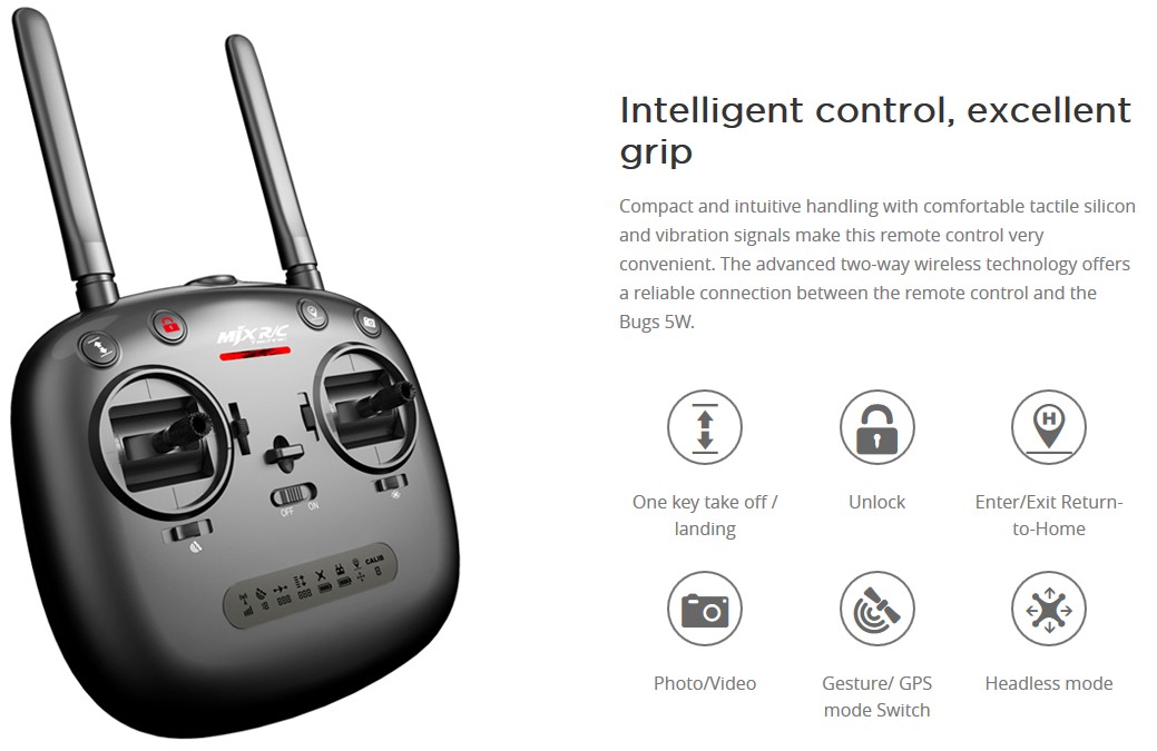 MJX Bugs 5W - Rácio