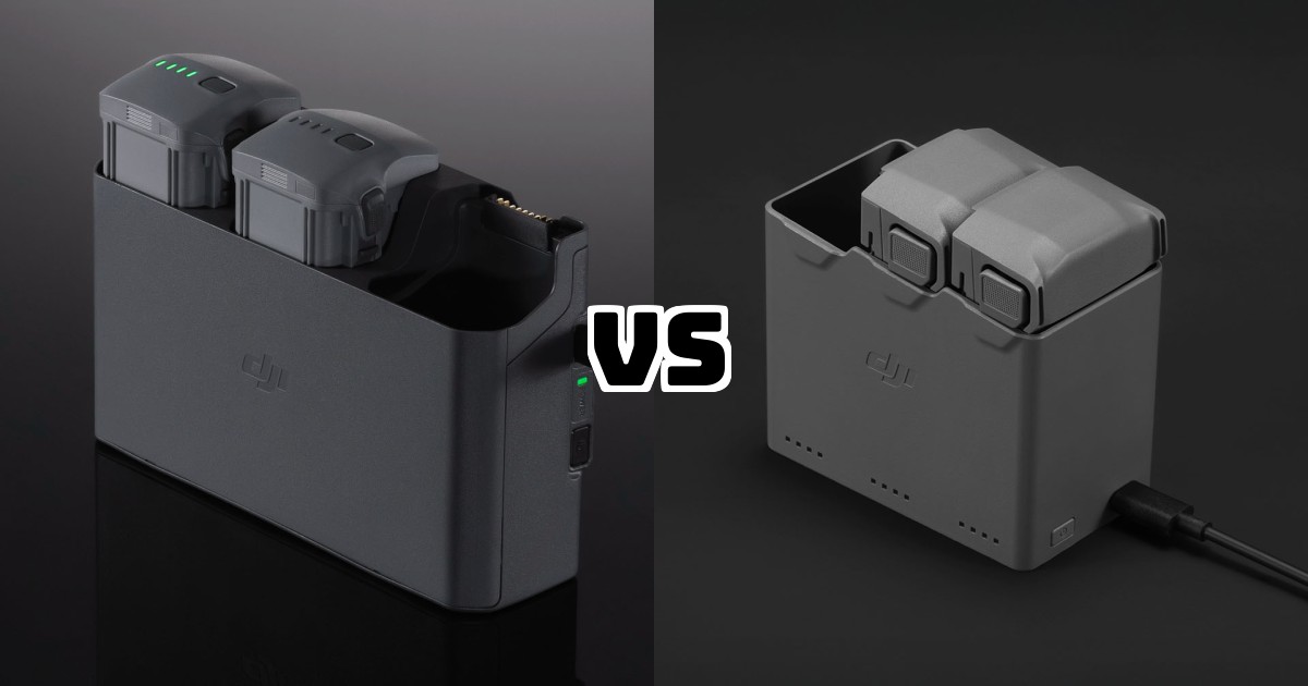 DJI Mini 5 Pro Two-Way Charging Hub vs DJI Air 3 Series Battery Charging Hub