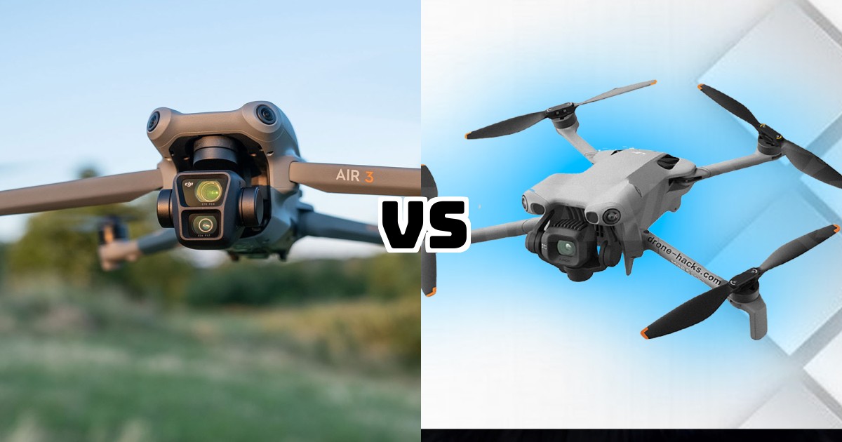DJI Air 3 vs DJI Mini 5 Pro