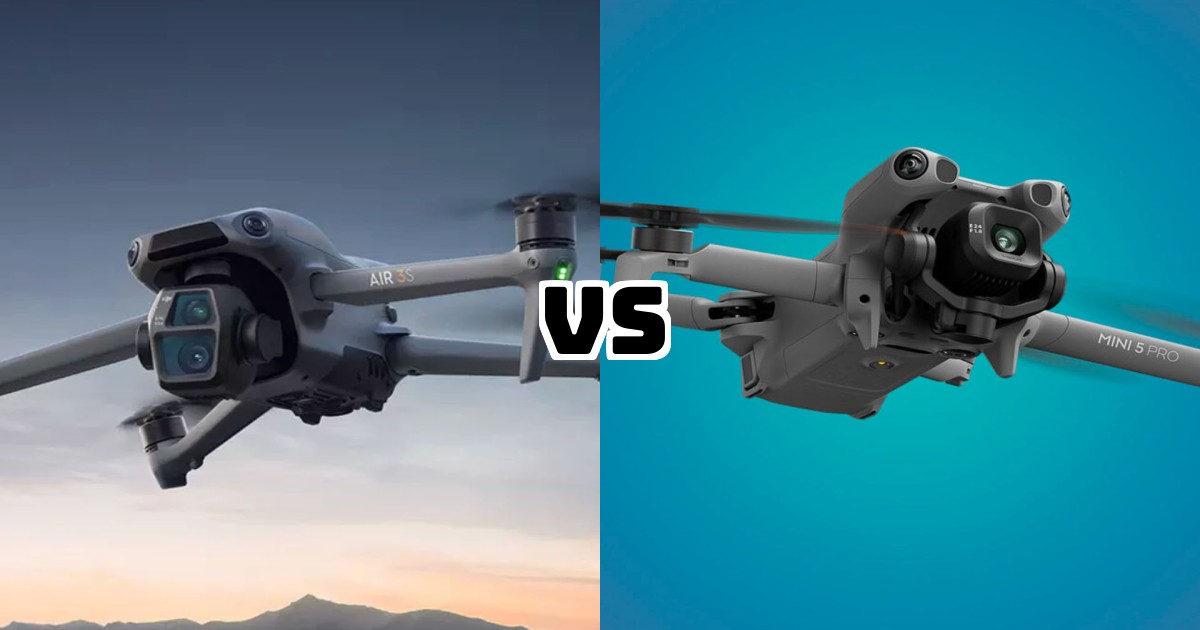 DJI Mini 5 Pro vs DJI Air 3S