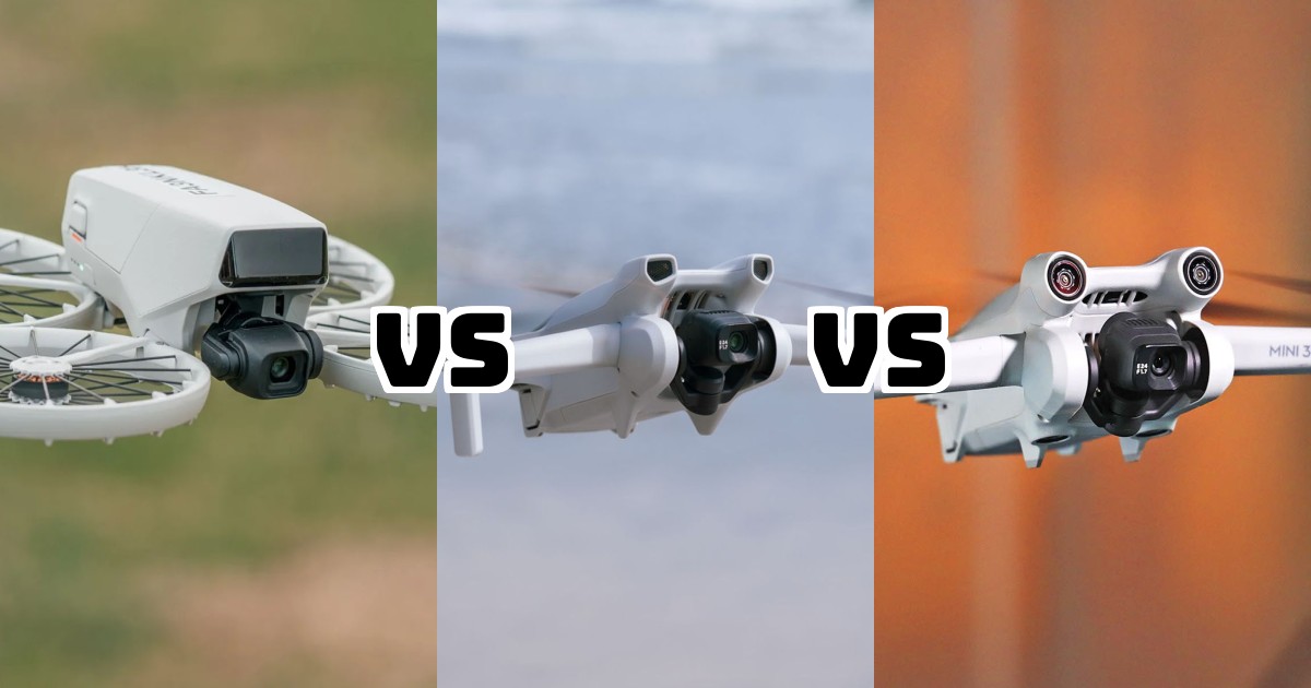 DJI Flip vs DJI Mini 3 Pro vs DJI Mini 3