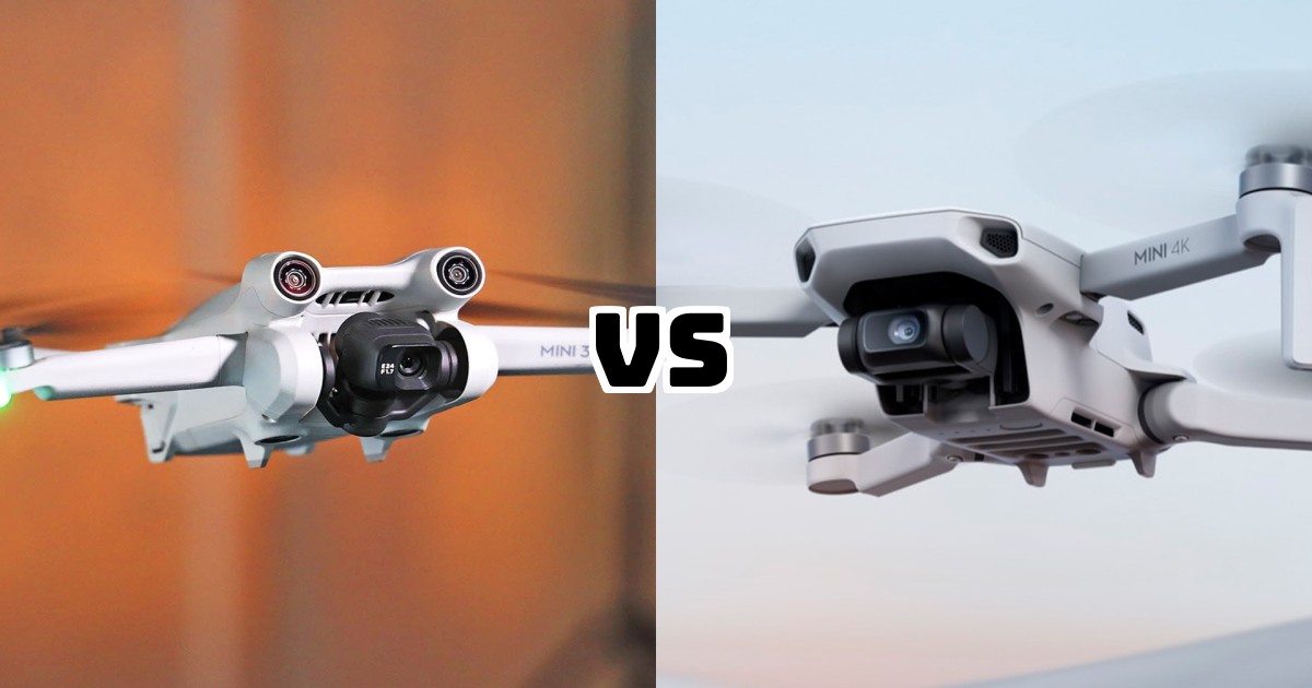 DJI Mini 4K vs DJI Mini 3 Pro