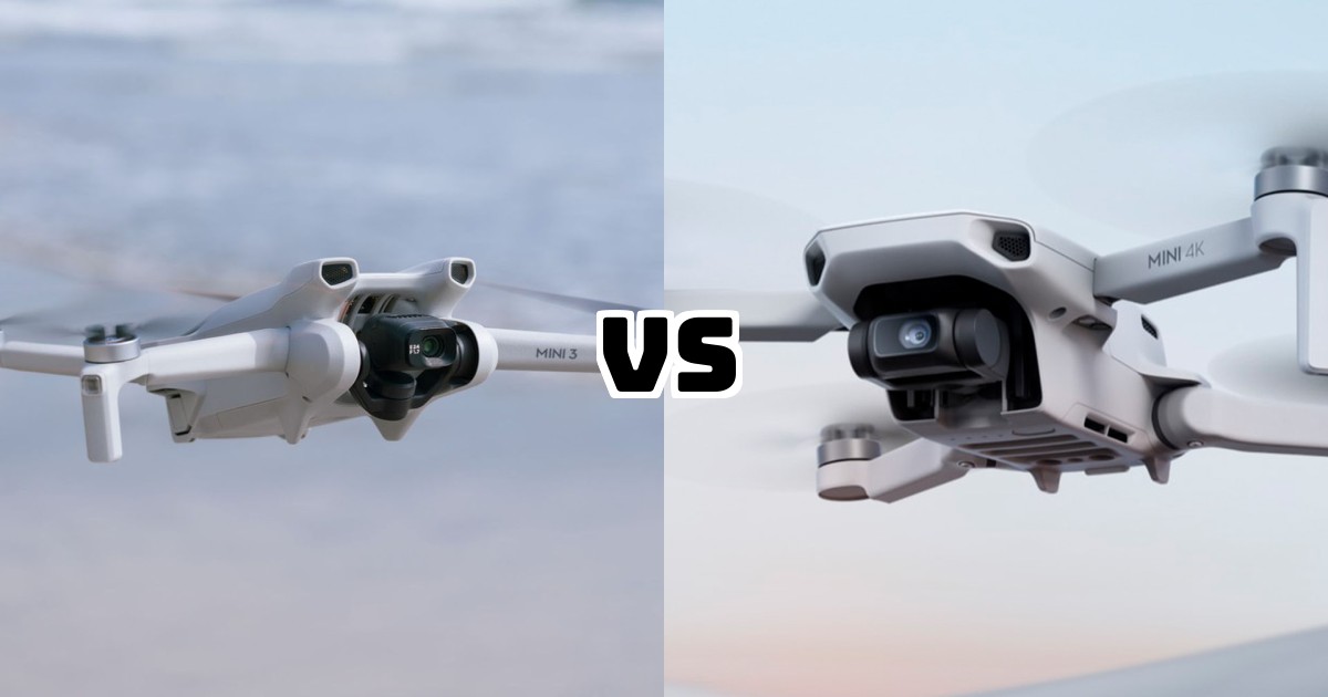DJI Mini 4K vs DJI Mini 3