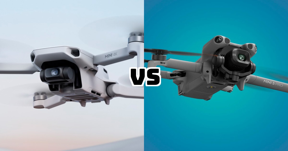 DJI Mini 4K vs DJI Mini 5 Pro